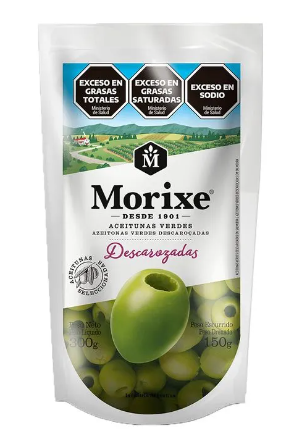 ACEITUNAS VERDES MORIXE DESCAROZADAS 300GR