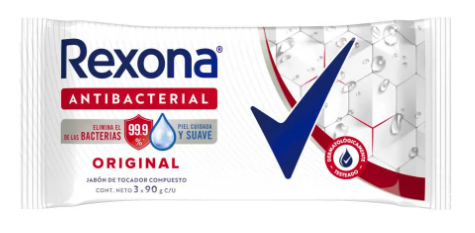 JABON DE TOCADOR ANTIBACTERIAL REXONA FRESH E UN