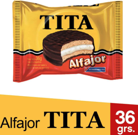 ALFAJOR SIMPLE TITA  36G