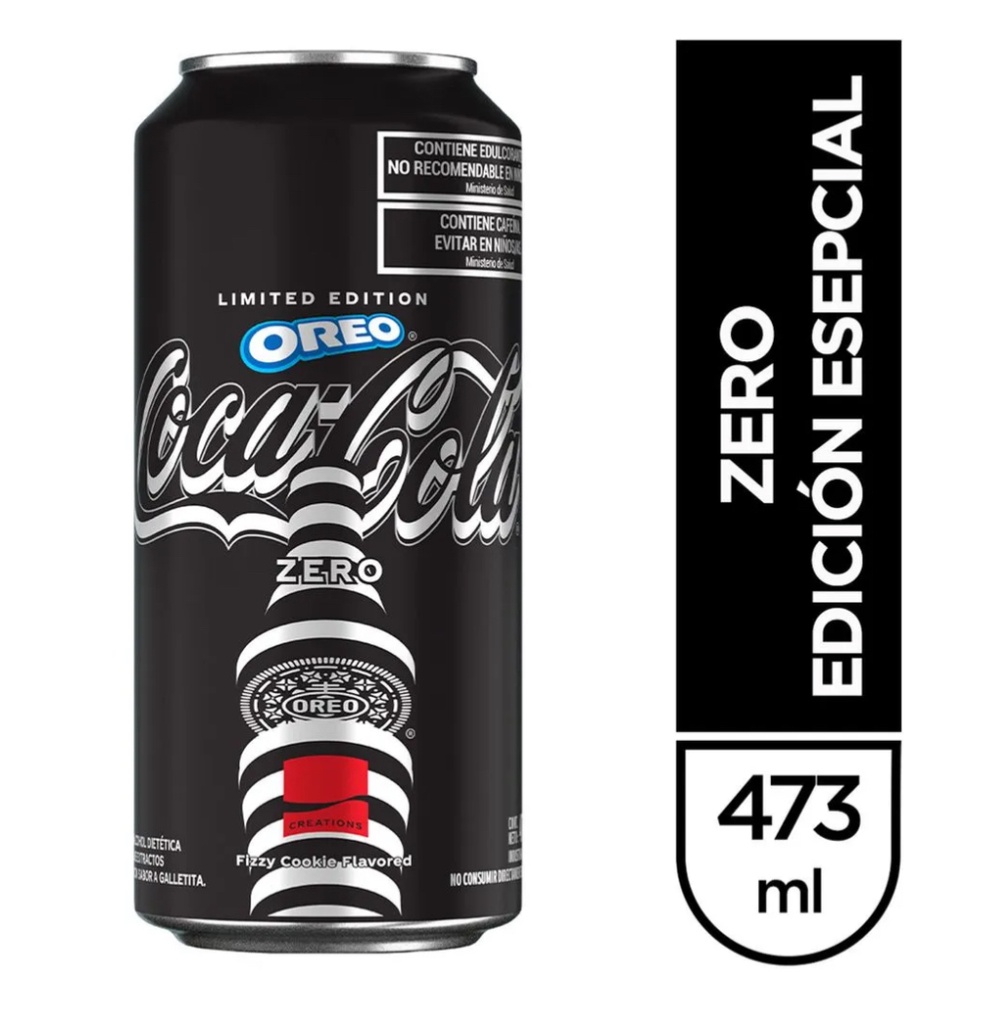 GASEOSA COCA COLA OREO S/AZ. LATA 473CC