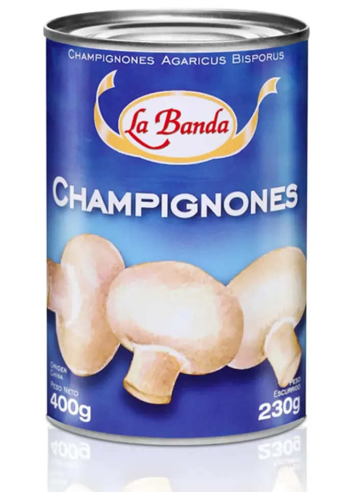 CHAMPIGNONES LA BANDA EN LATA 400GR