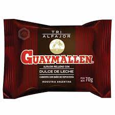 ALFAJOR GUAYMALLEN TRIPLE NEGRO 70GR