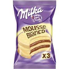 ALFAJOR MILKA TRIPLE MOUSSE BLANCO 55GR