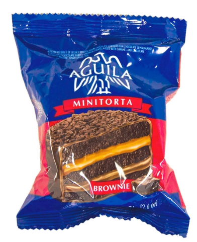 ALFAJOR MINITORTA AGUILA BROWNIE 74G 