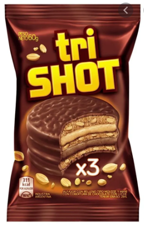 ALFAJOR SHOT TRIPLE 