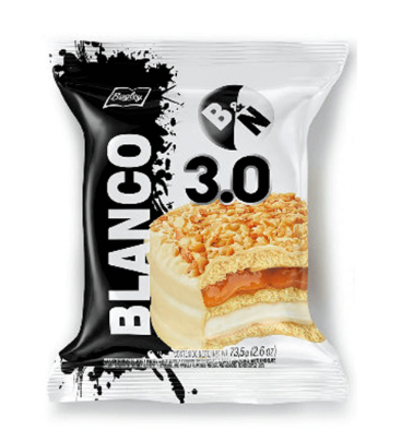 ALFAJOR TRIPLE B&N 3.0 BLANCO 73,5GR