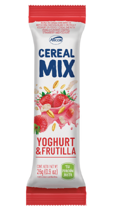 BARRA DE CEREAL CEREAL MIX YOGURT FRUTILLAS 28GR