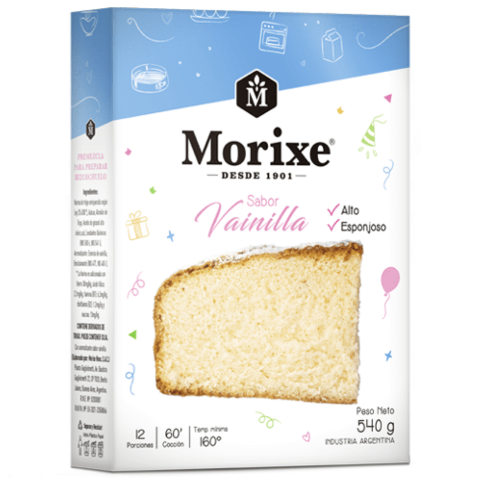 BIZCOCHUELO MORIXE VAINILLA 540GR