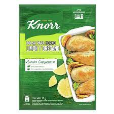 BOLSA PARA HORNO KNORR LIMON Y OREGANO NVO