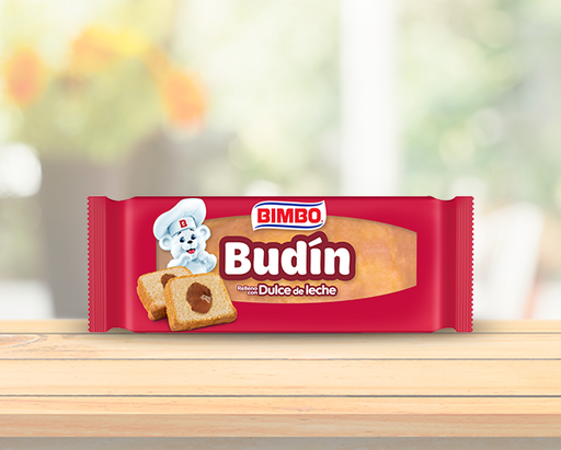 BUDIN BIMBO SABOR VAINILLA CON DULCE DE LECHE 170GR