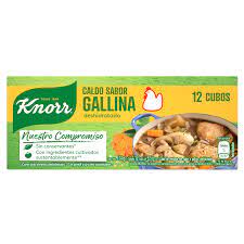 CALDO DE GALLINA KNORR 12UN