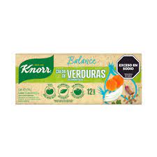 CALDO DE VERDURA KNORR 12UN BALANCE