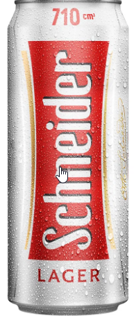 CERVEZA SCHNEIDER LATA 710CC