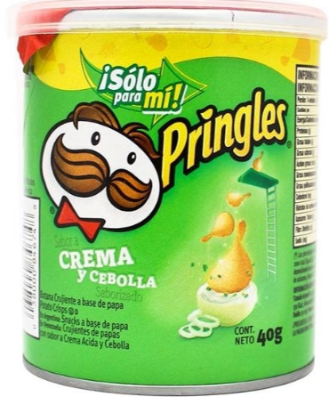 PAPAS FRITAS PRINGLES CEBOLLA-CREMA 40GR