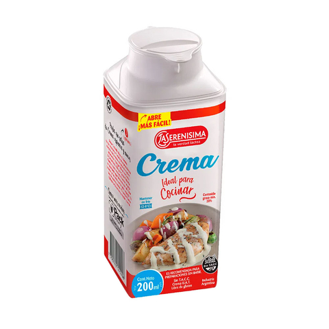 CREMA DE LECHE LA SERENISIMA IDEAL PARA COCINAR 200ML