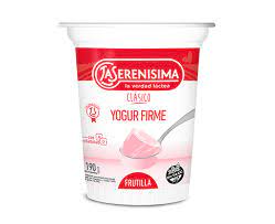 YOGURT FIRME LA SERENISIMA FRUTILLA 190GR