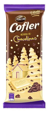 CHOCOLATE COFLER C/ CHOCOLINAS 55GR