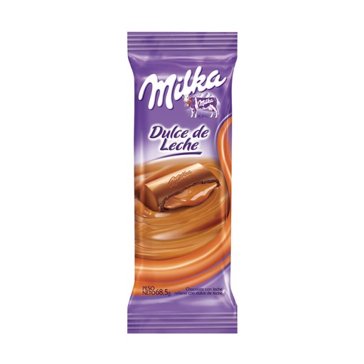 CHOCOLATE MILKA RELLENO DE DULCE DE LECHE 67,5GR