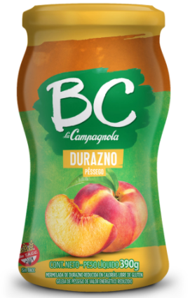 MERMELADA BC DURAZNO 390GR