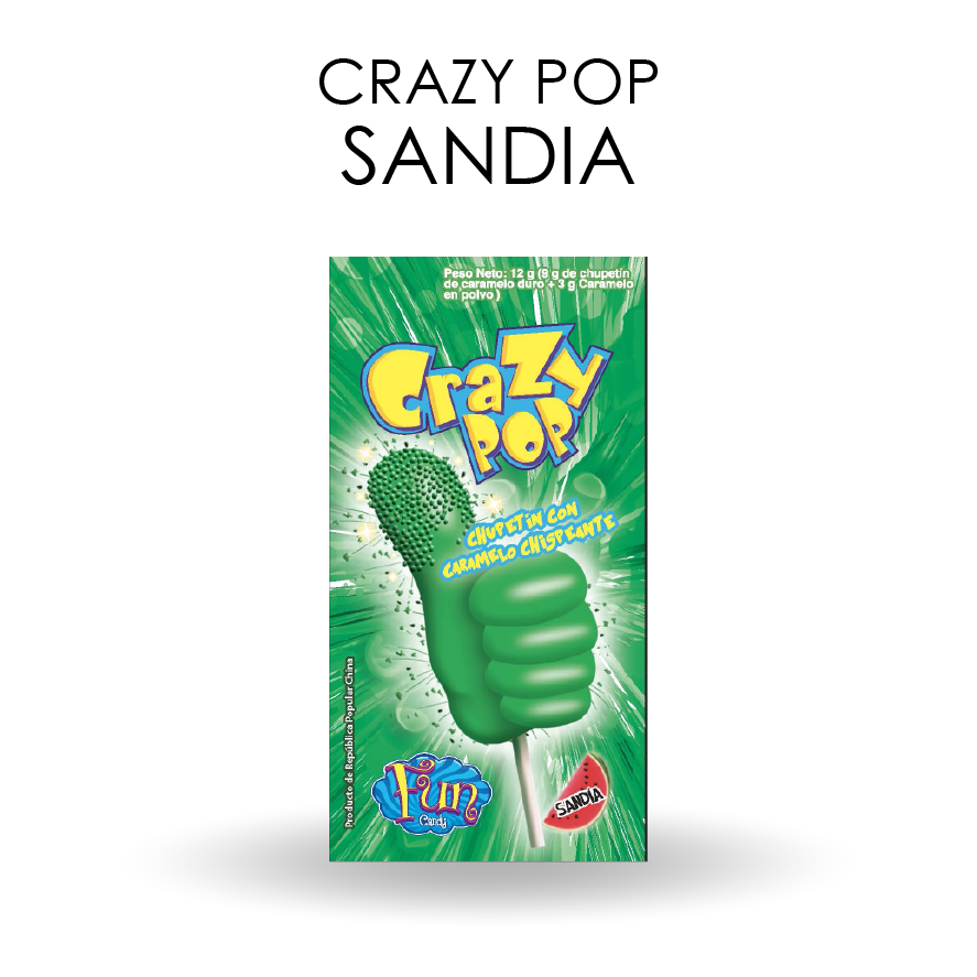 CHUPETIN CRAZY POP SANDIA