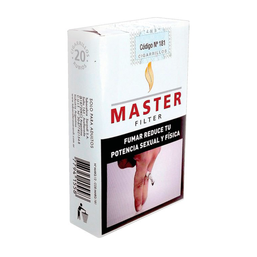 CIGARRILLOS MASTER COMUN 20