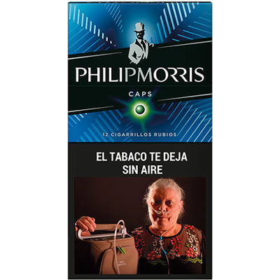 CIGARRILLOS PHILIP MORRIS BLUE SPIN BOX 12