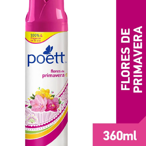 DESODORANTE DE AMBIENTE POETT FLORES DE PRIMAVERA 360ML