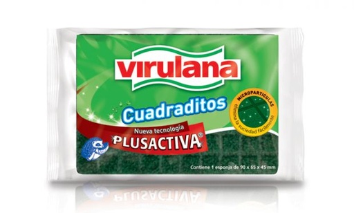 ESPONJA VIRULANA CUADRADITOS