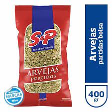 ARVEJAS PARTIDAS S&P 400GR