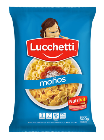 FIDEOS LUCCHETTI MOÑOS 500GR