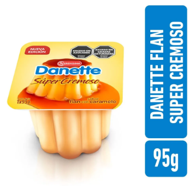 FLAN SUPER CREMOSO CON CARAMELO DANETTE