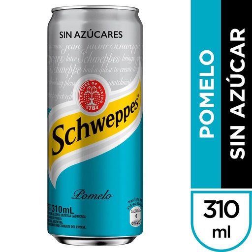 GASEOSA SCHWEPPES POMELO LATA 310CC