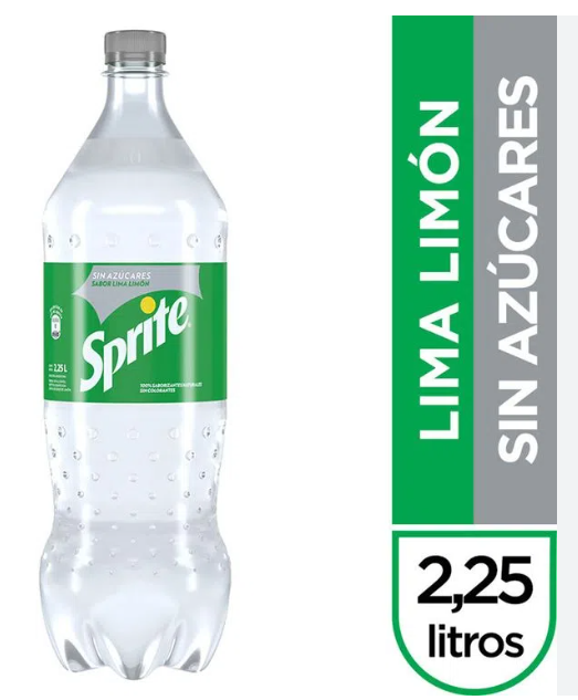 GASEOSA SPRITE 2.25 SIN AZUCAR