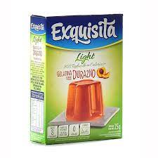 GELATINA EXQUISITA DURAZNO LIGHT 25GR