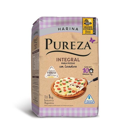 HARINA PARA PIZZA INTEGRAL PUREZA