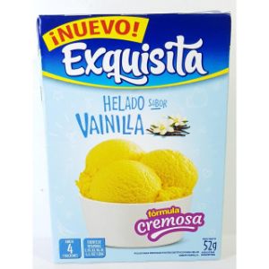 HELADO PARA PREPARAR EXQUISITA VAINILLA 52GR