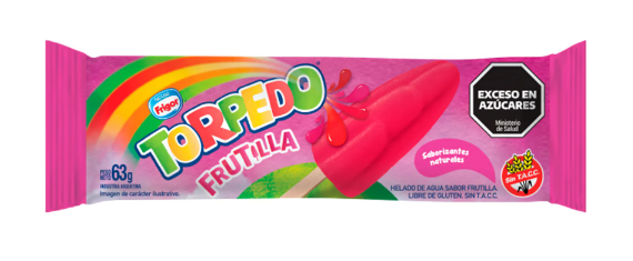 HELADO TORPEDO FRUTILLA 63GR