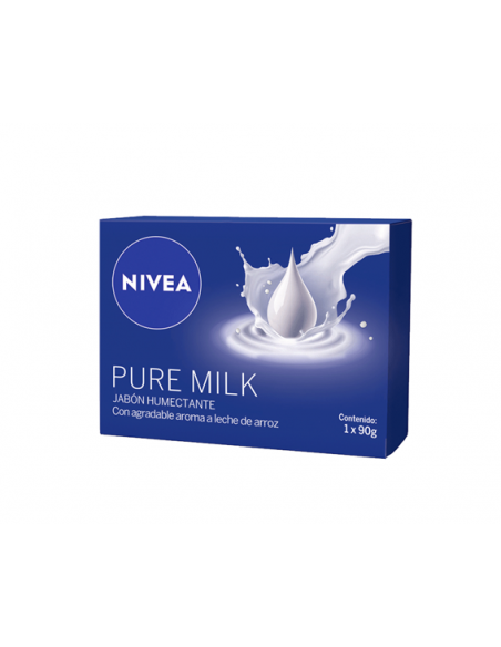 JABON DE TOCADOR NIVEA PURE MILK 90GR