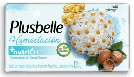 JABON DE TOCADOR PLUSBELLE HUMECTACION CREMOSA 125GR