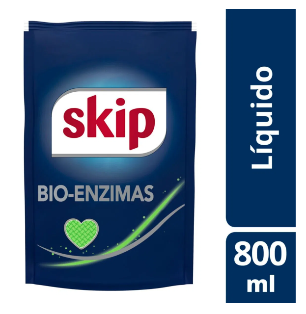 JABON LIQUIDO SKIP BIO ENCIMAS 800ML