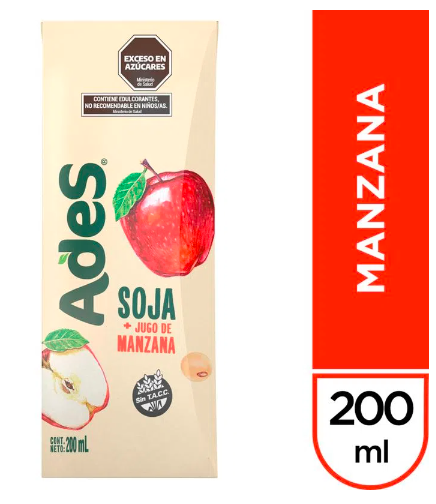 JUGO ADES MANZANA 200CC