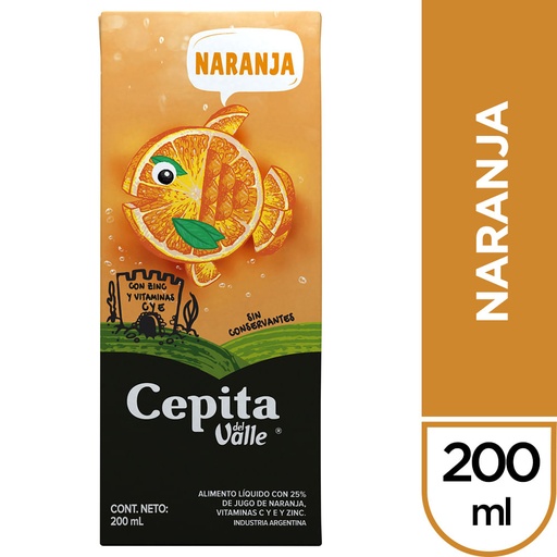 JUGO CEPITA NARANJA 200ML