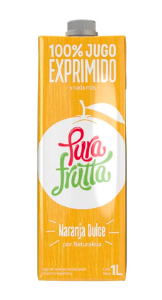 JUGO PURA FRUTTA NARANJA 1LT