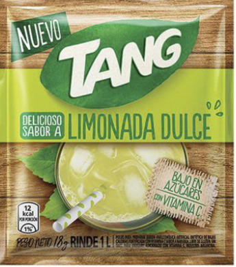 JUGO TANG LIMONADA  DULCE SOBRE 1 UN.