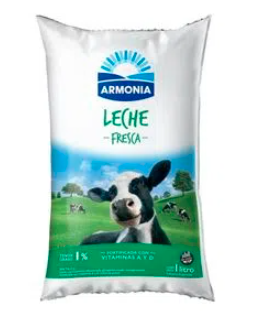 LECHE DESCREMADA LA ARMONIA 1% SACHET