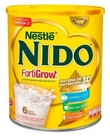 LECHE EN POLVO NIDO FORTIGROW X800GR