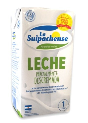 LECHE LA SUIPACHENSE DESCREMADA 1L