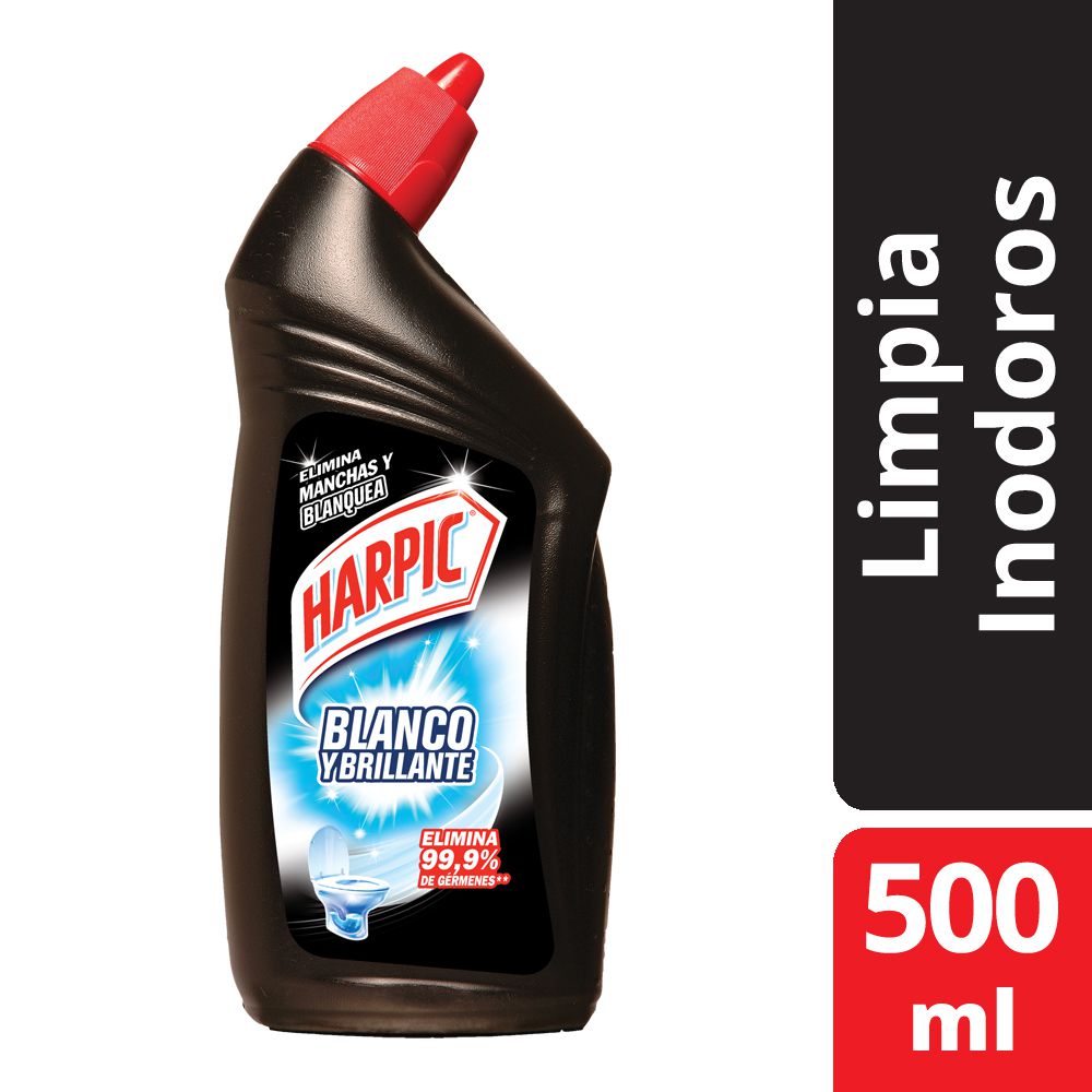 LIMPIADOR HARPIC BLANCO Y BRILLANTE 500ML