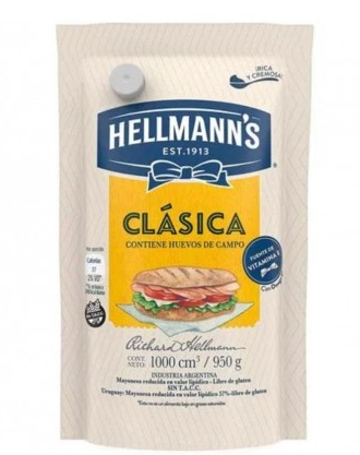 MAYONESA HELLMANS 950G