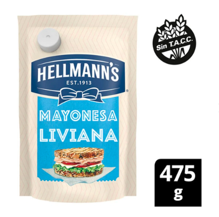 MAYONESA HELLMANS LIVIANA 475GR